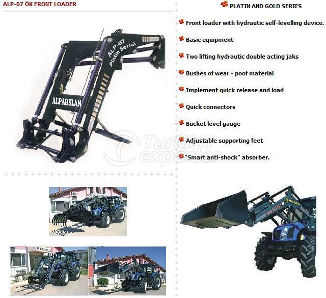 جزء الرفع والتحميل الامامي للتراكتور