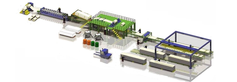 Línea de producción de paneles EPS