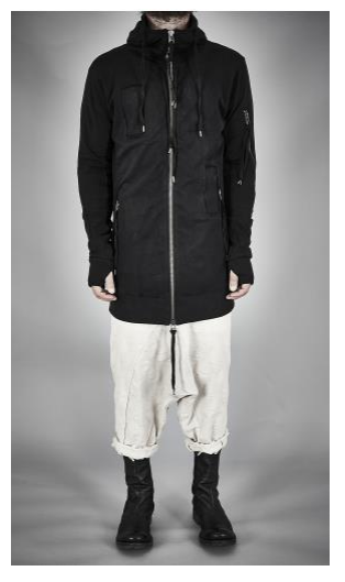 PATCHED ZIP UP HOODED SWEATSHIRT 42