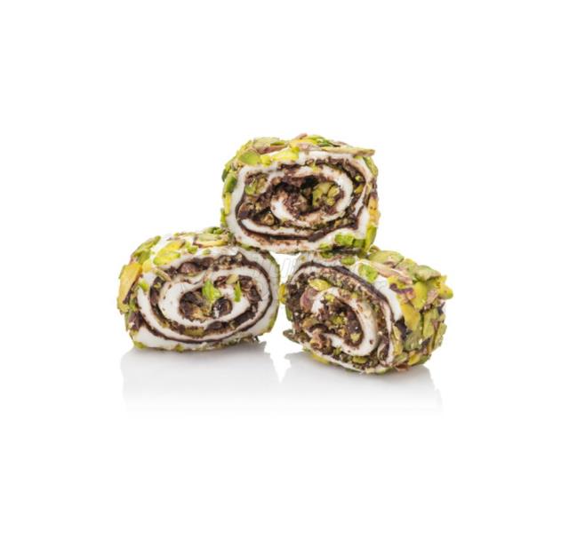 Turkish Delight with Chocolate and Phistachio