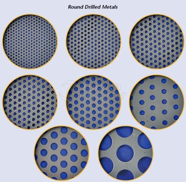 Round Punched Metal Sheets