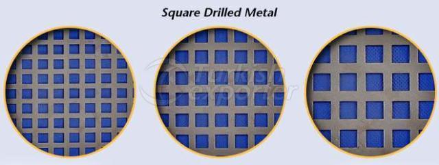 Square Punched Metal Sheets