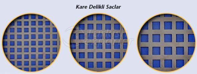 Kare Delikli Saclar