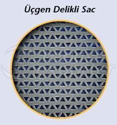 Üçgen Delikli Sac