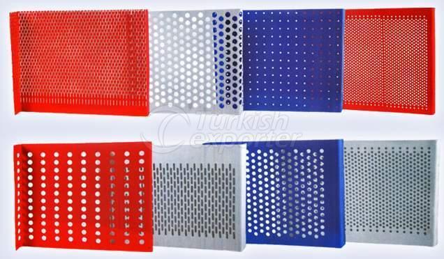 Çeşitli Türde Delikli Saclar