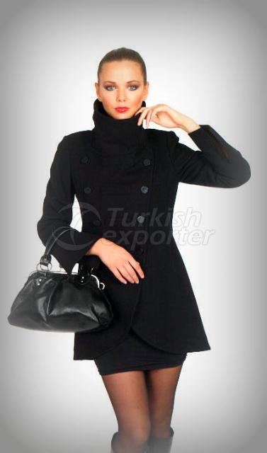 3393- WOOL-CASHMERE Women's Coat-