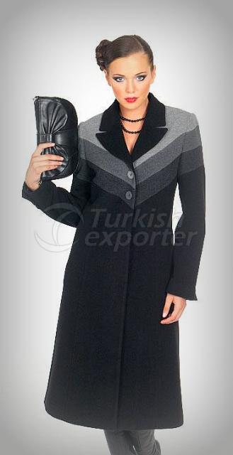 2406- WOOL-CASHMERE  Women's Overcoat-