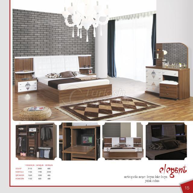 ELEGANT BEDROOM SET OAK