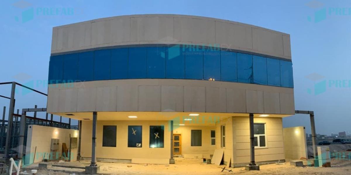 Prefabricated office 717m² - Light Steel Buildings