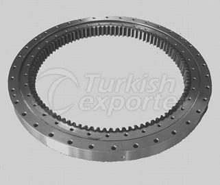 single row four point contact ball slewing bearing/ring