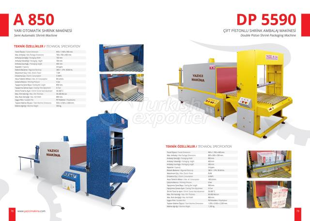 SHRINK PACKAGING MACHINES