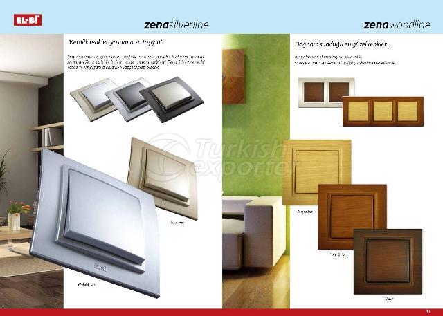 Zena Switch&Socket Series (Metallic - Woodline Colors)