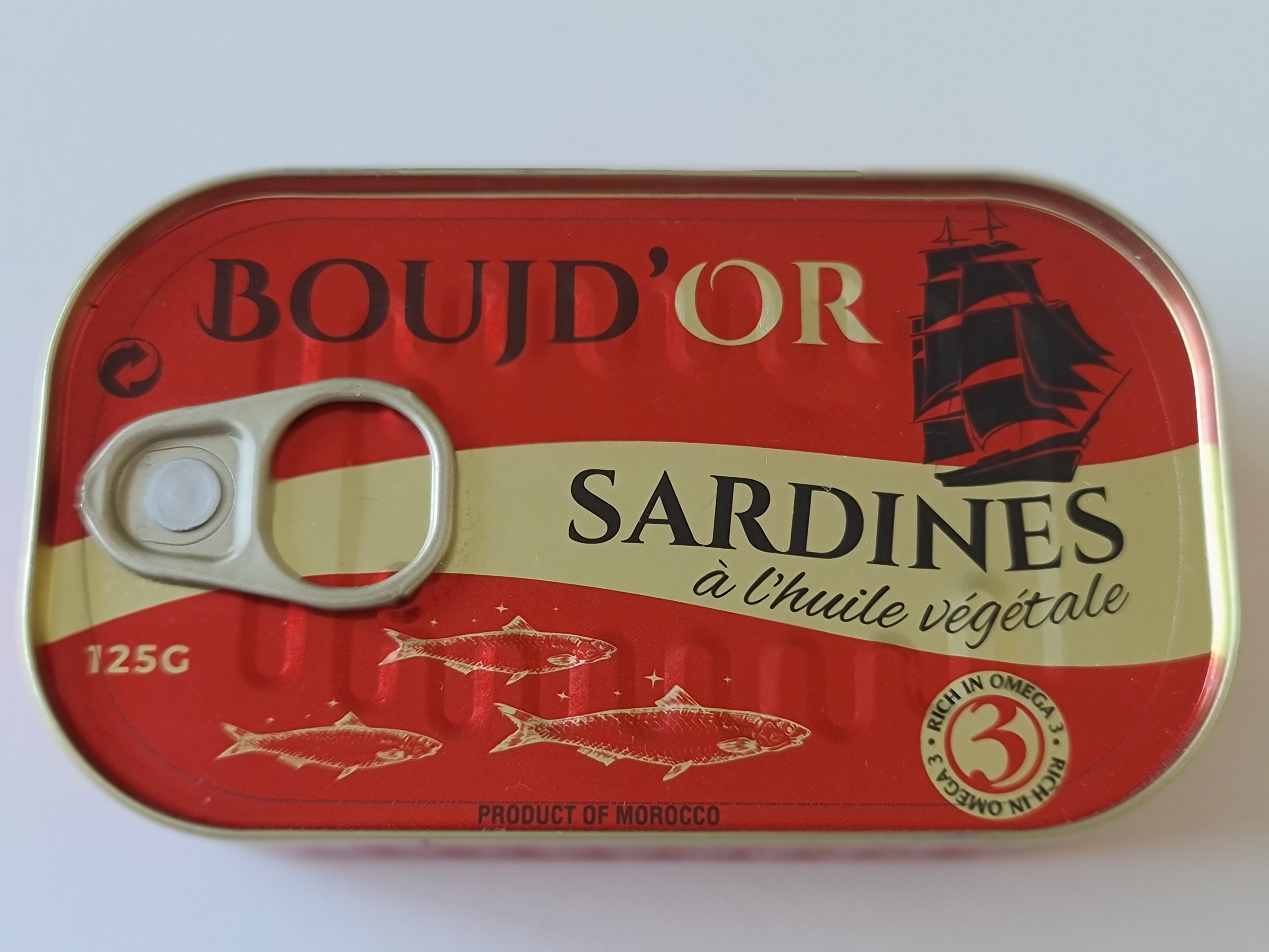 Canned sardines in vegetable  oil from Morocco