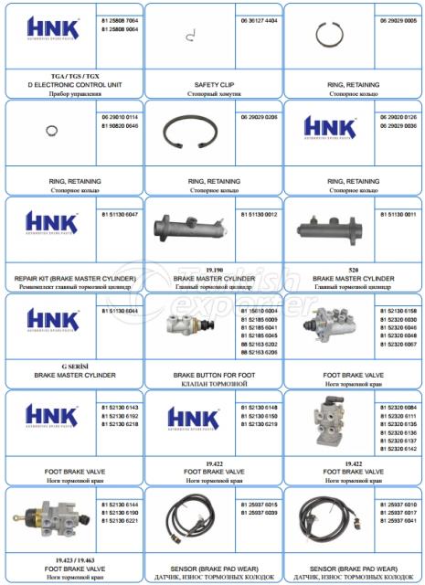 Air Compressor - Brake - Axle - Steering - Rod