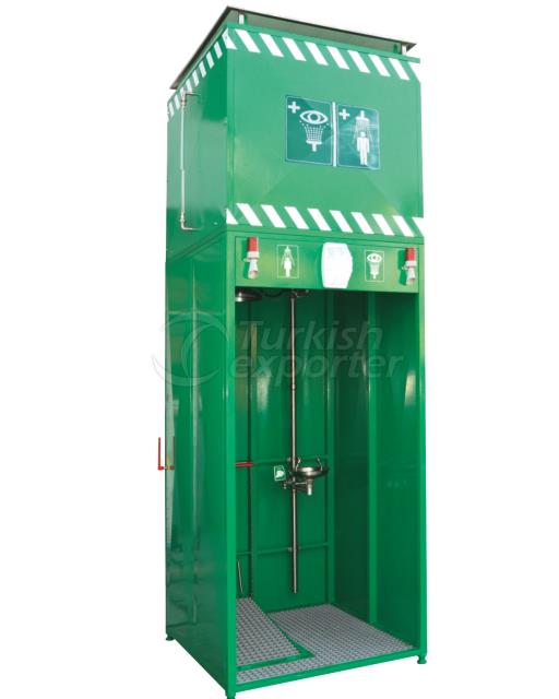 Аварийный душ и глаза / мытье лица