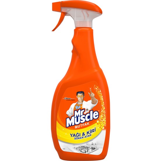 Mr. Muscle orange Surface Cleaner for kitchen  750 ml 