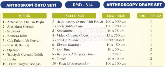 ARTHROSCOPY DRAPE SET