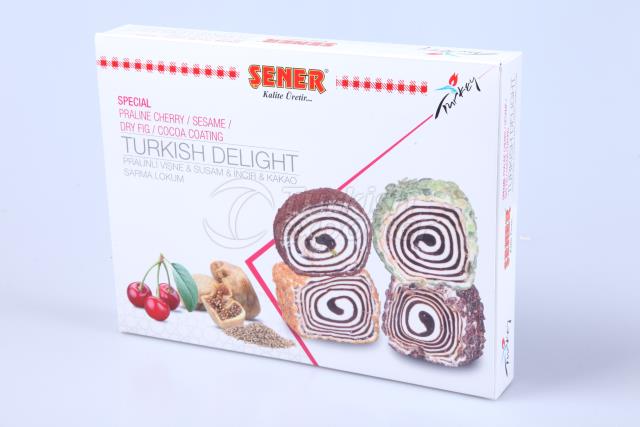 Delight with mix coat with praline