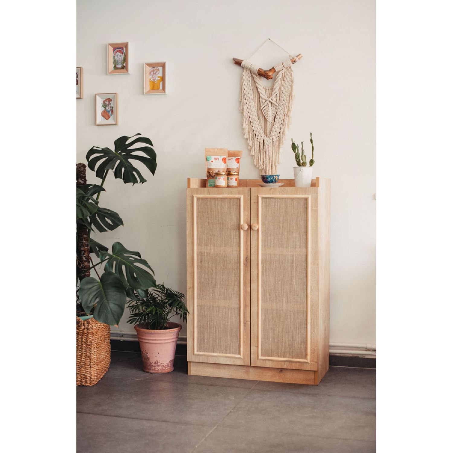 Jute Cabinet