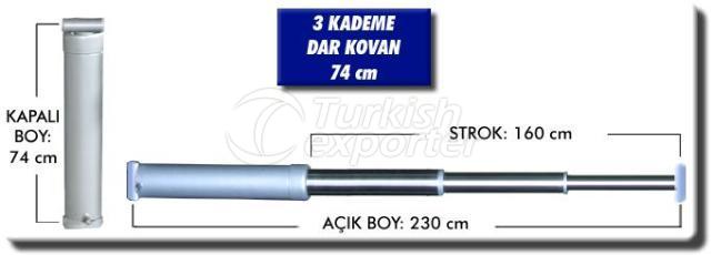 Hydraulic Cylinder Tight Hive 3 stages 74 cm