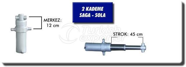 Hydraulic Cylinder 2 stages Two ways (Right-Left)