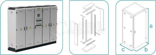 Panel modular de tipo cosido