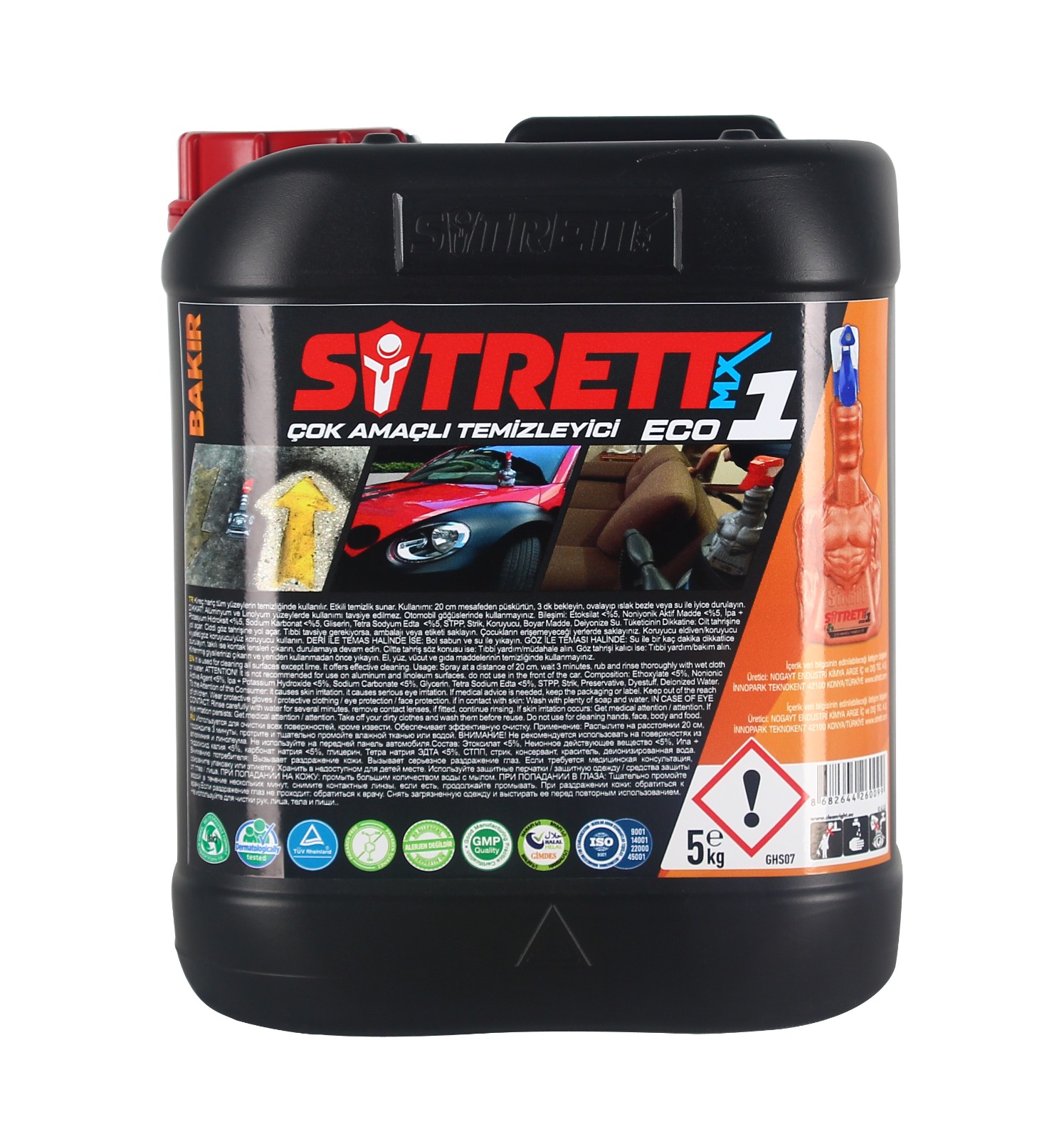 SITRETT MX1 ECO ÇOK AMAÇLI TEMİZLEYİCİ 5 KG BAKIR