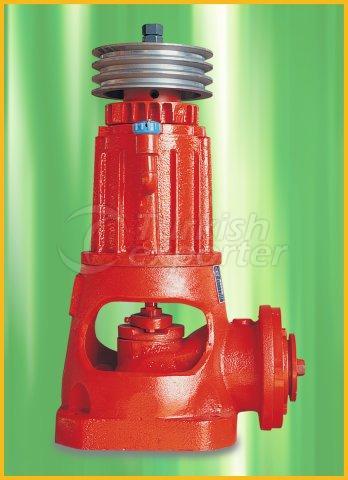 Tepeden Kasnaklı  Dik Türbin Pompa