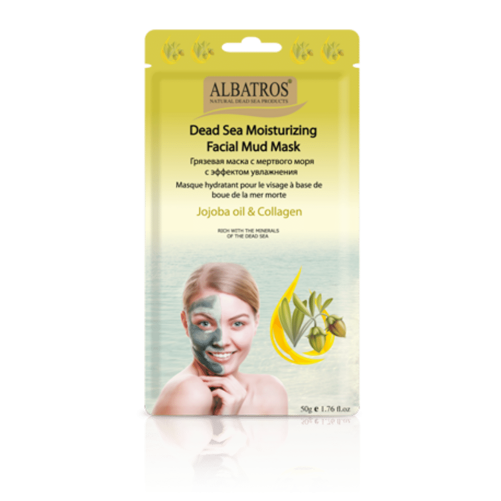 Moisturizing Facial Mud Mask Jojoba Oil & Collagen