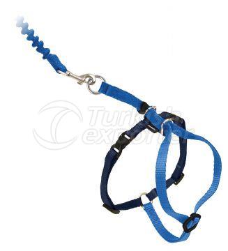 Harnais Easy Walk pour chat 33 - 46 cm grande laisse de chat bleu - Keewchkgtlm