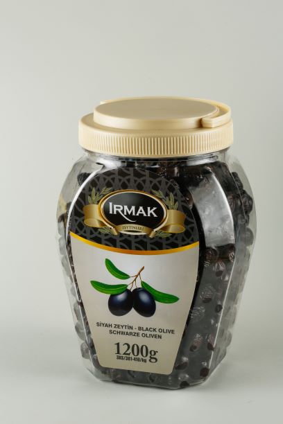 1200 gr de aceituna negra irmak