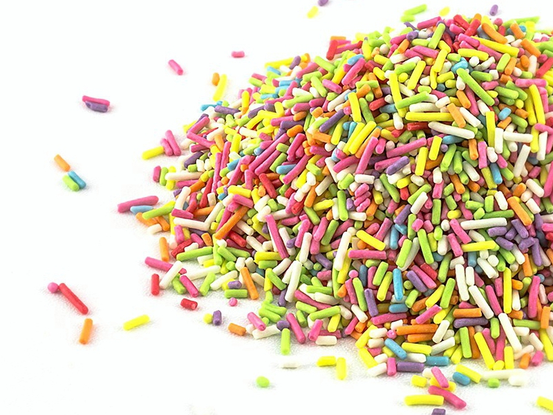 Sprinkles para pastel