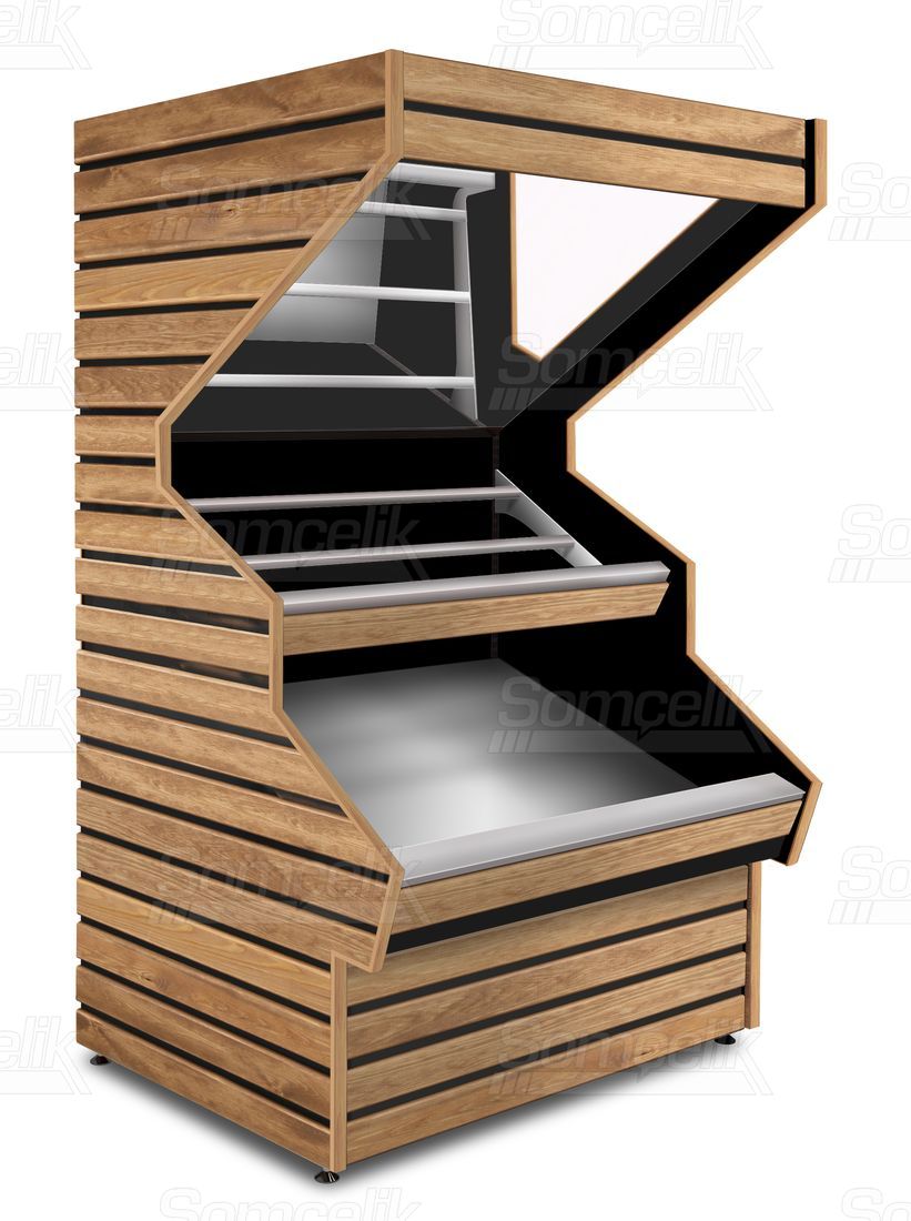 wooden vegatable unit