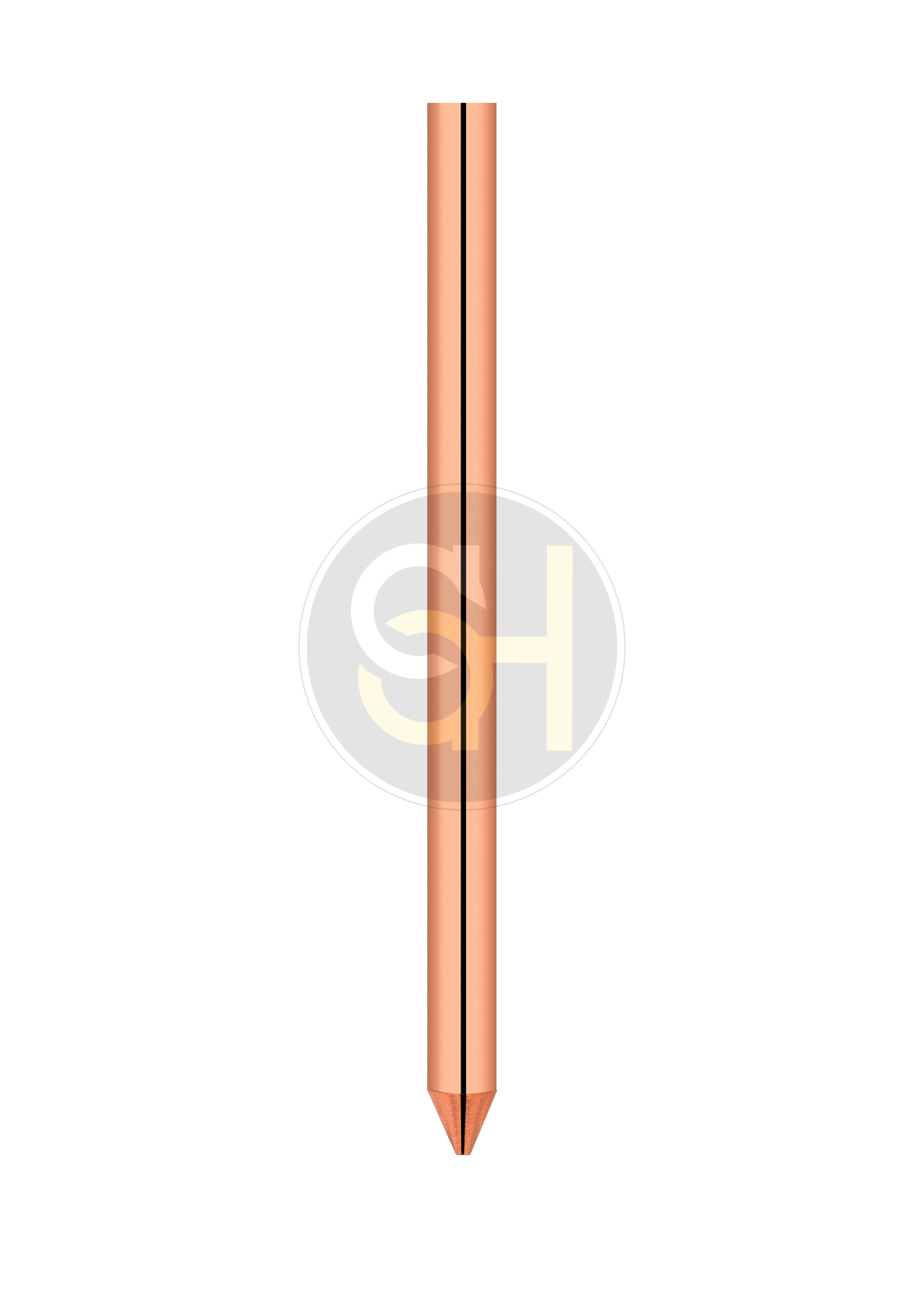 Copper Bond Grounding Rod With Point