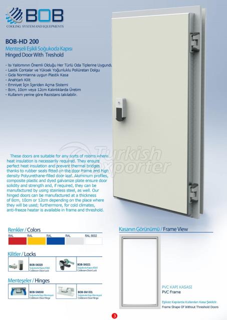 COLD ROOM HINGED DOOR