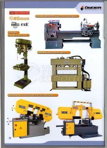Sevindik Lathe Hydraulic Press Drilling Machine Band Saw
