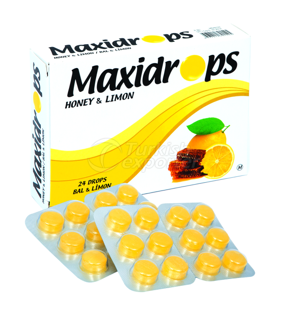 Maxidrops Honey Lemon Lozenges