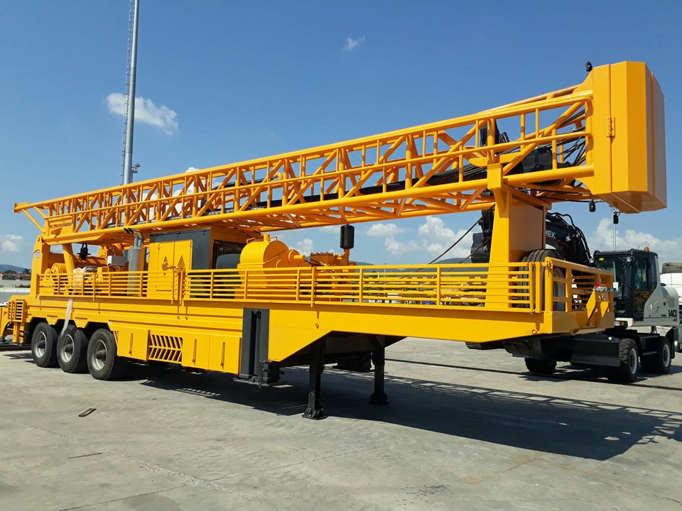 1000-1200 METERS TRAILER DRILLING RIG