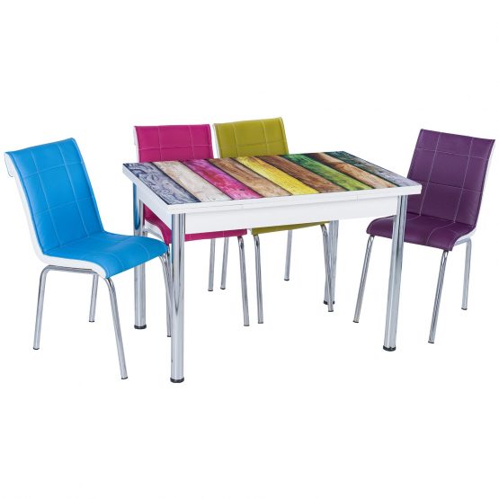 AFIAH EXTENDABLE DINING TABLE SET