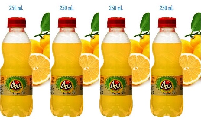 4U LEMON SOFT DRINK