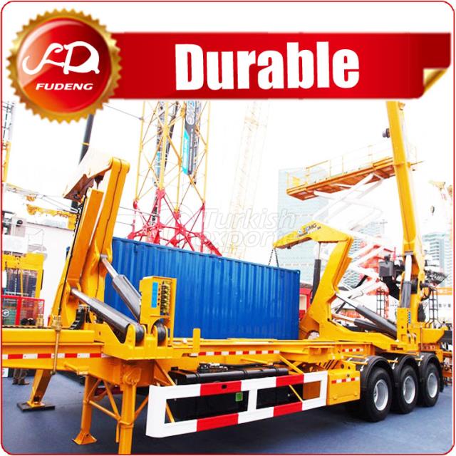 Container side loader semi trailer