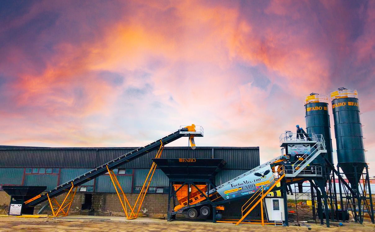 Mobile Concrete Batching Plant