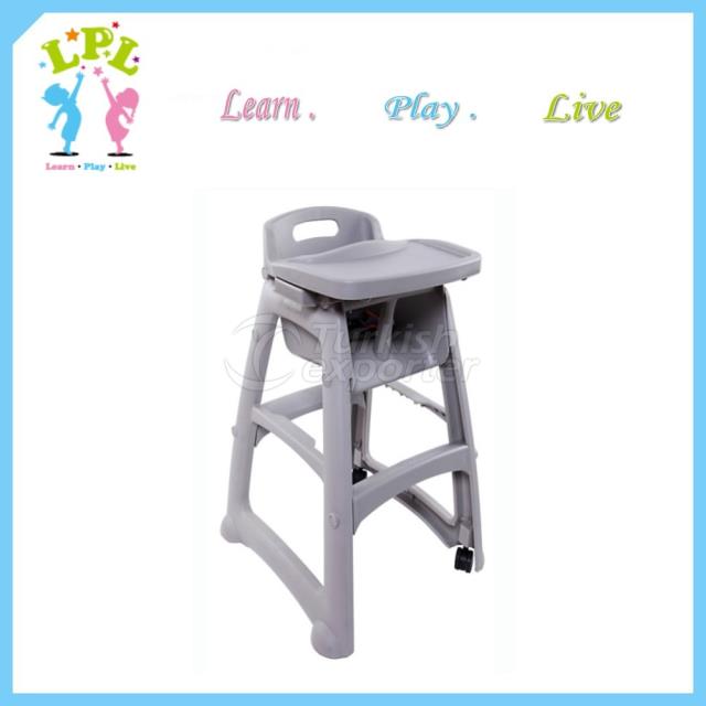 PP plastic baby high chair