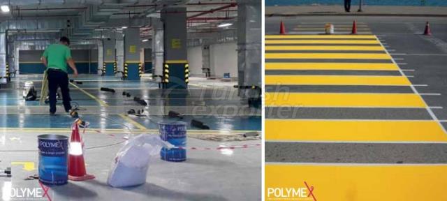 PU Çift Bileşenli UV Yol Çizgi Boyası