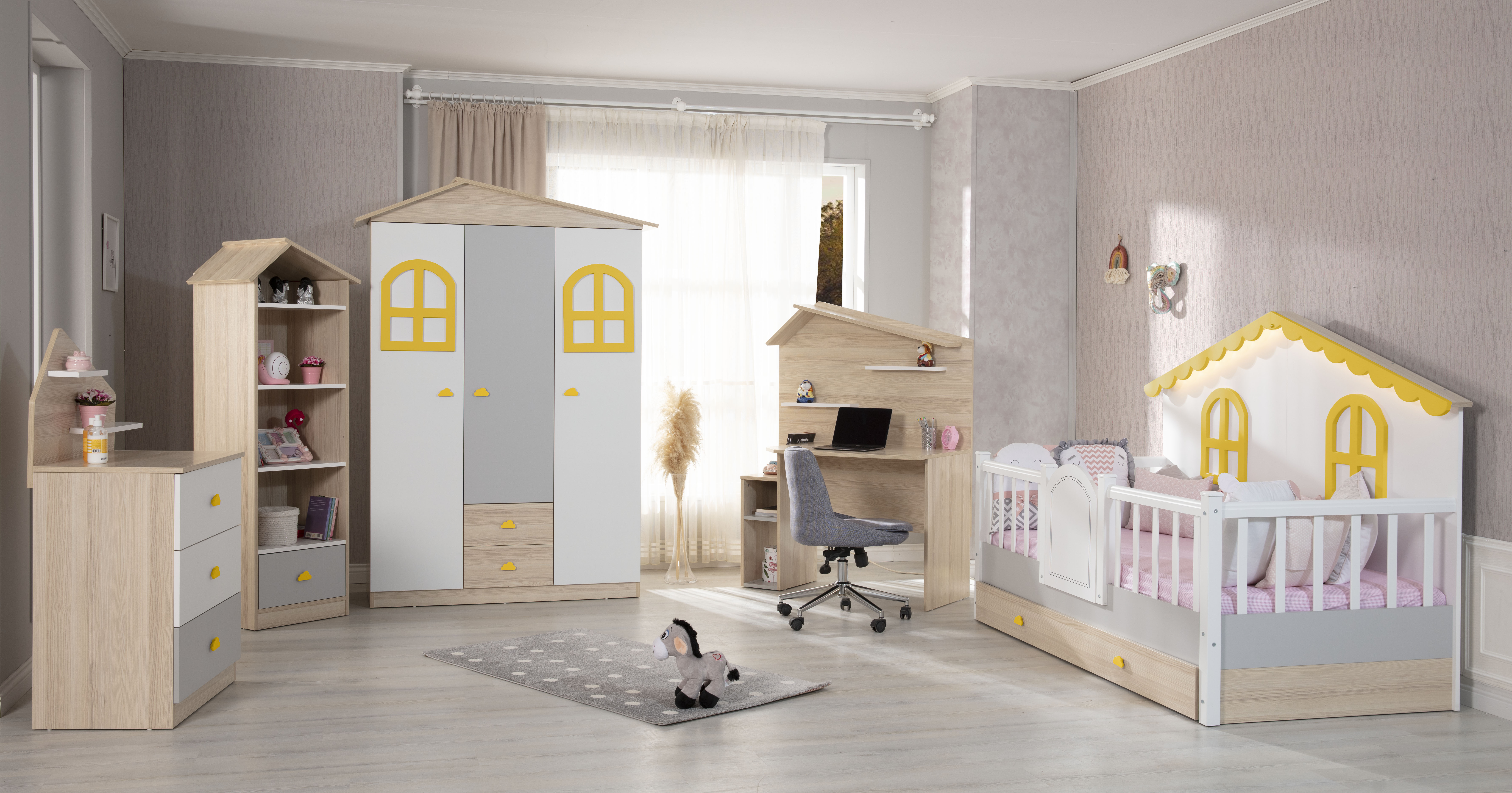 Conjunto de muebles para niños - Dolce Grey