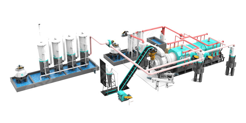 Biomass Carbinization Machine