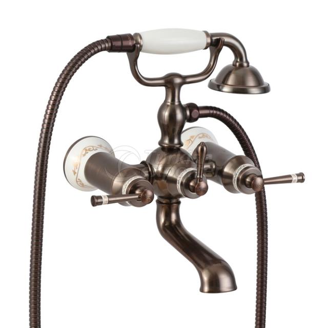 ORB surface brass tub shower set