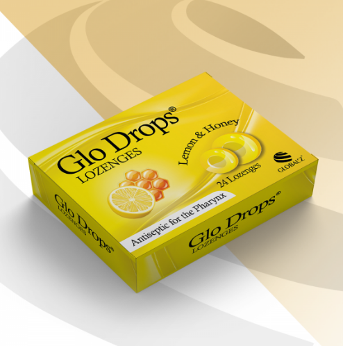 Glo Drop Lozenges - Lemon and Honey