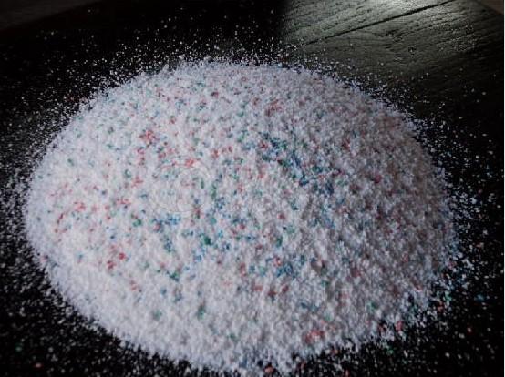 detergent powder  colorful speckles