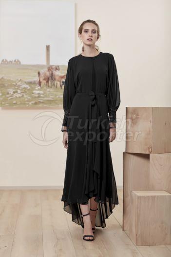 Lace Tulle Ferace 7164 Black